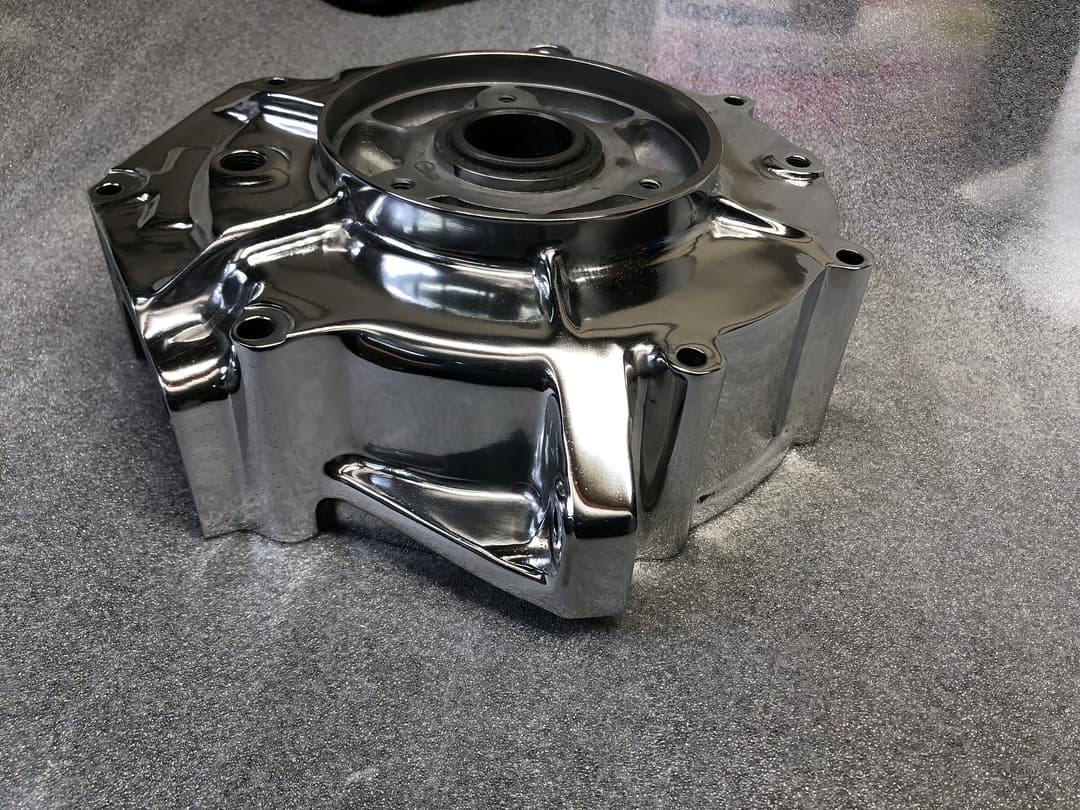 Chrome-plated transmission case